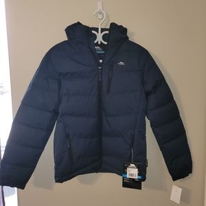 BNWT Trespass boy waterproof hooded jakect 11/12 y